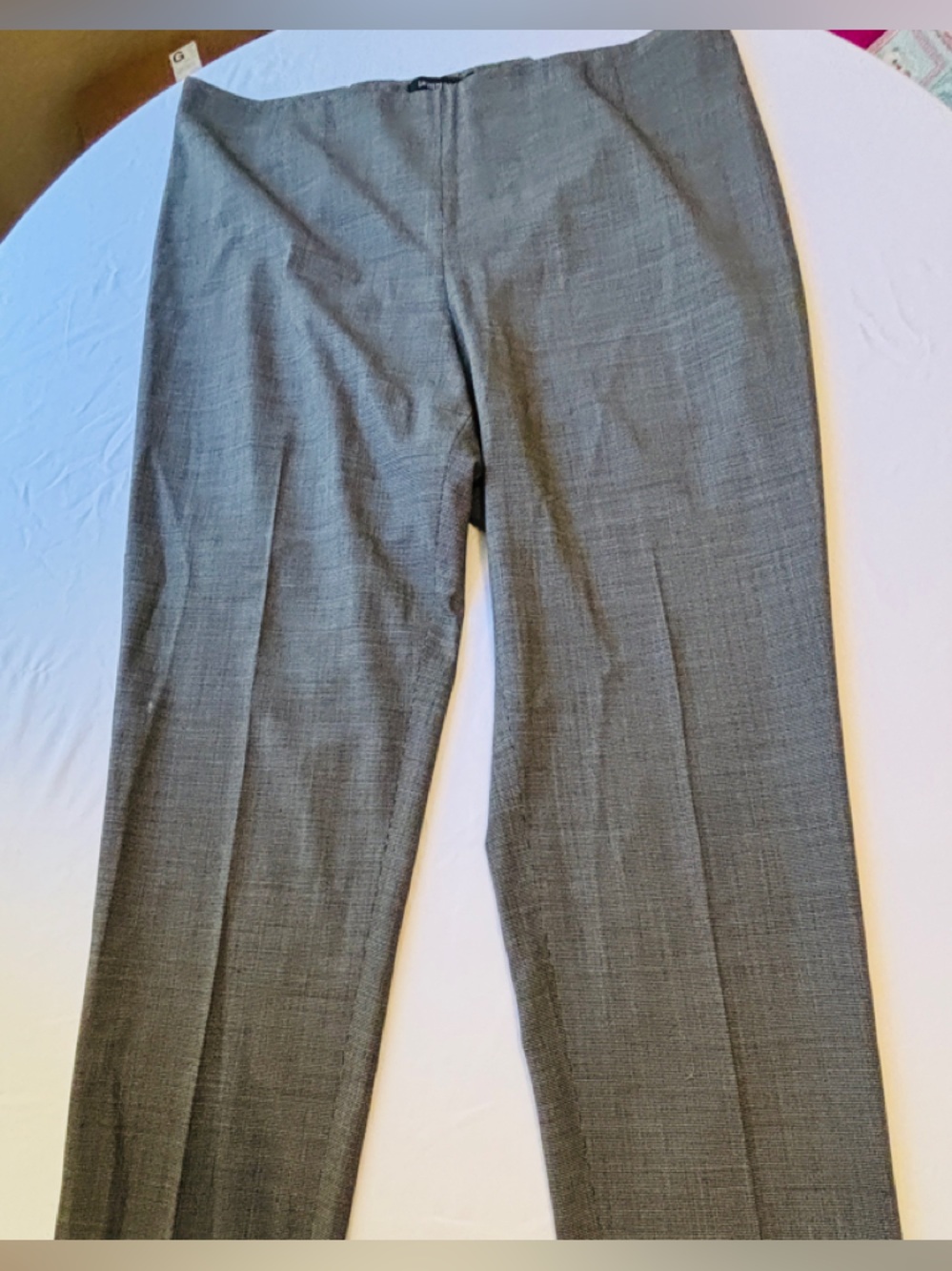 Lafayette 148 New York Gray Tailored Dress Pants 100% Virgin Wool Women’s 14 - Picture 4 of 12